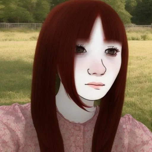 <lora:Doomers:0.8> a girl with long red hairs