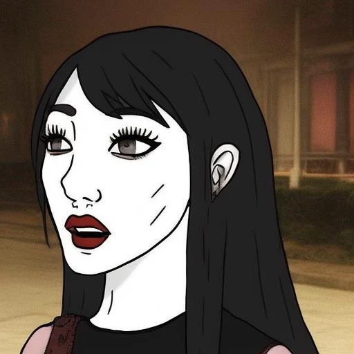 <lora:Doomers:0.8> a vampire girl