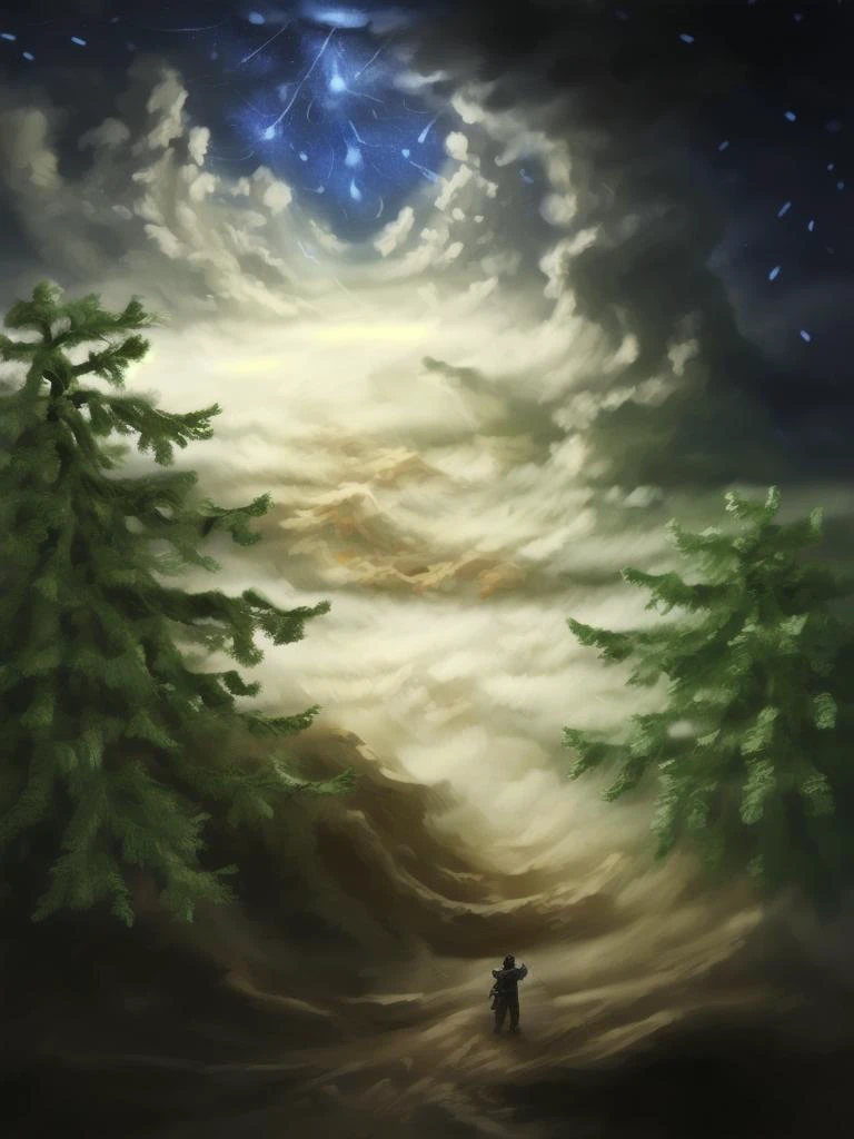 forest, cosmic mysteries <lora:绪å¿-æ²æ´ sandstorm:0.9>