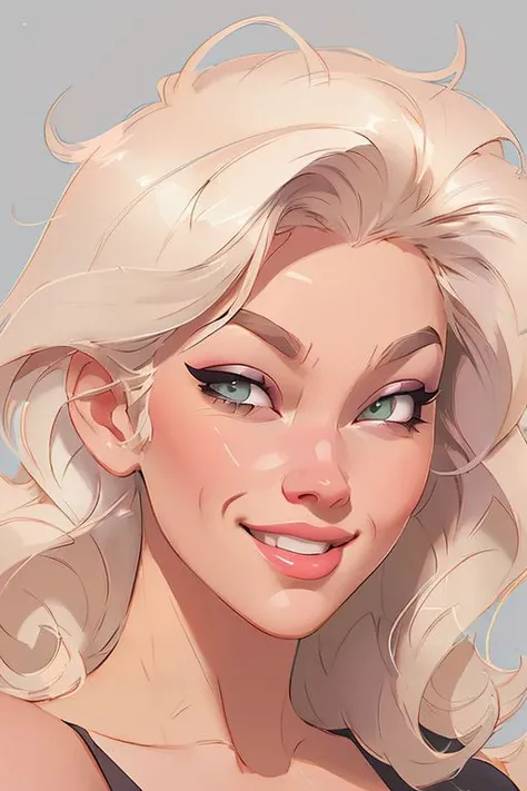pastel art by DEN_IDG_style, traditional media portrait of DEN_emma_rose,
(headshot:1.2) portrait on a (plain grey background:1.2), (headshot:1.2), (face focus:1.1), windswept chaotic hair, soft lighting, low contrast, low saturation,
(winking:1.2) open mouth smile, (wink:1.3), (winking:1.2), open mouth, smiling,
masterpiece, intricate, immaculate, detailed, high detail, ultra detailed, 8k,