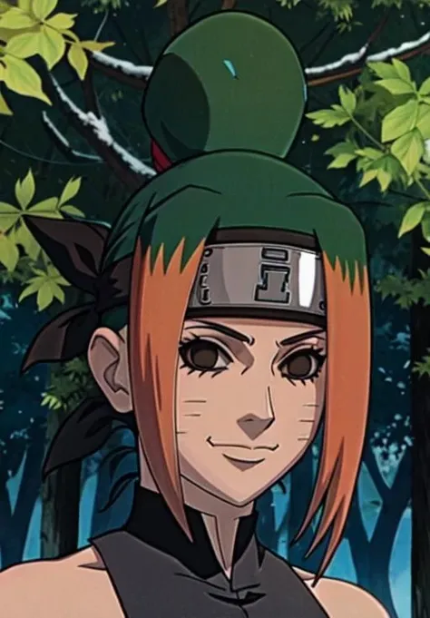 <lora:NarutoShippuden:0.8>, Pakura, solo, smile, closed mouth,