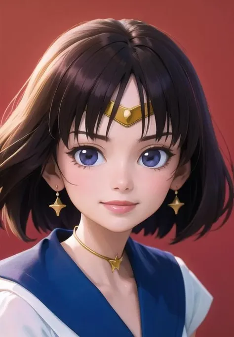 <lora:sailor_saturn:0.8>, sailor_saturn, smirk, portrait,, (masterpiece, best quality, detailed:1.3)