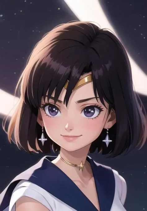<lora:sailor_saturn:0.8>, sailor_saturn, smirk,, (masterpiece, best quality, detailed:1.3)