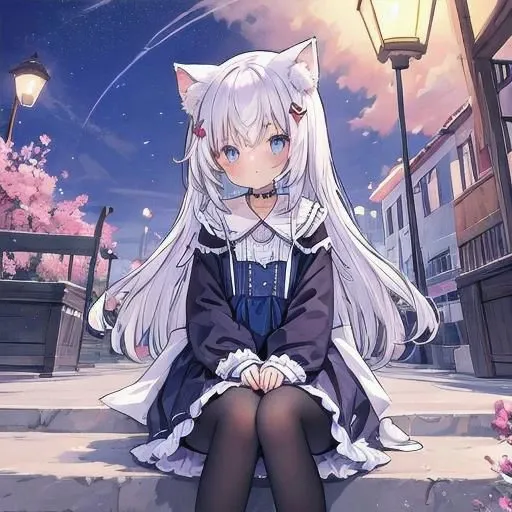 Neko, (girl:1.5)