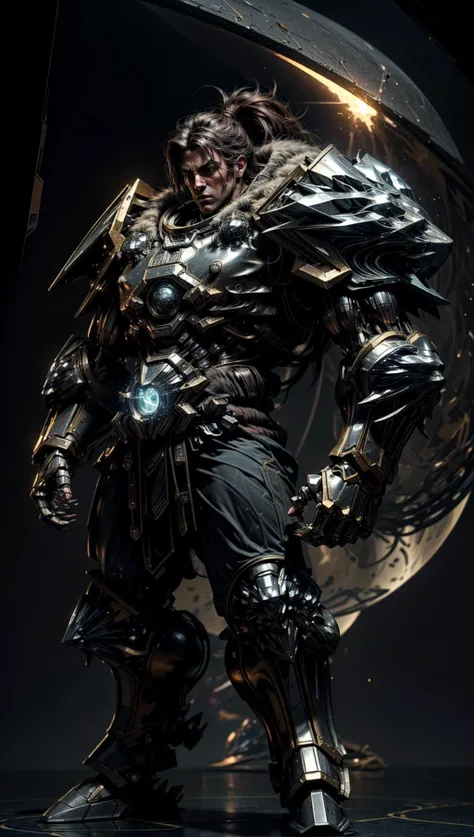 (8k,best quality, masterpiece:1.2),physically-based rendering,tyndall effect,surface reflection,metallic luster,looking at viewer,Eye Level,
<lora:add_detail:1>,((Mecha:1.1)),varian,full body,solo,(glow),armor,planet,space,moon,
<lora:StealthMecha:0.8>, <lora:varian:0.8>