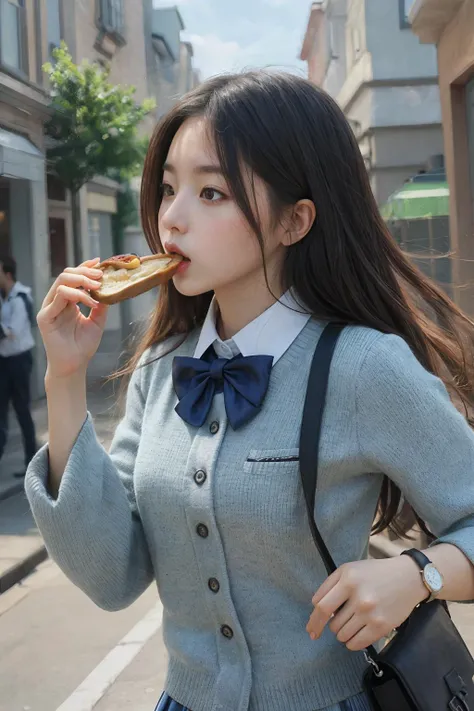 (running with a toast in mouth),best quality,masterpiece,ray tracing, ,running,1girl, solo, outdoors, (upper body:1.4), city,street,shop,school uniform,
<lora:running:0.6>