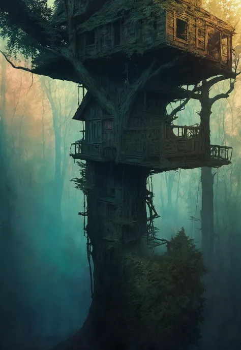 by Zdzislaw Beksinski and by  Marc Simonetti, (terragenous , Faded Polaroid Photo but extremely beautiful), (intricate details, masterpiece, best quality) ,
Fortnite Art Style, 3D cartoon, colorful, Fortnite Art Style, looking at viewer, dynamic pose
((( in the style of nicola samori ,treehouse)))