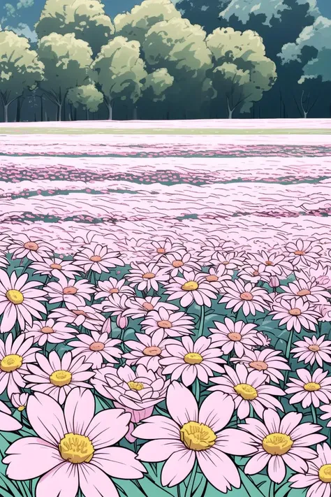 A field of flowers