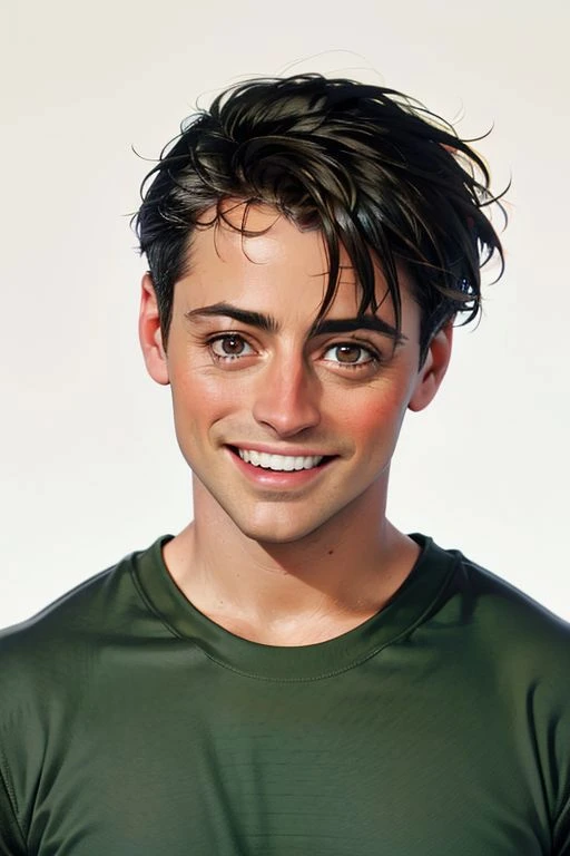1boy,upper body,looking at viewer,(joey:1.3),(joey tribbiani:1.3),
masterpiece,high quality,absurdres,realistic,<lora:friends_joey_tribbiani_v1:0.8>,(simple background:1.1),t-shirt,laugh expression,