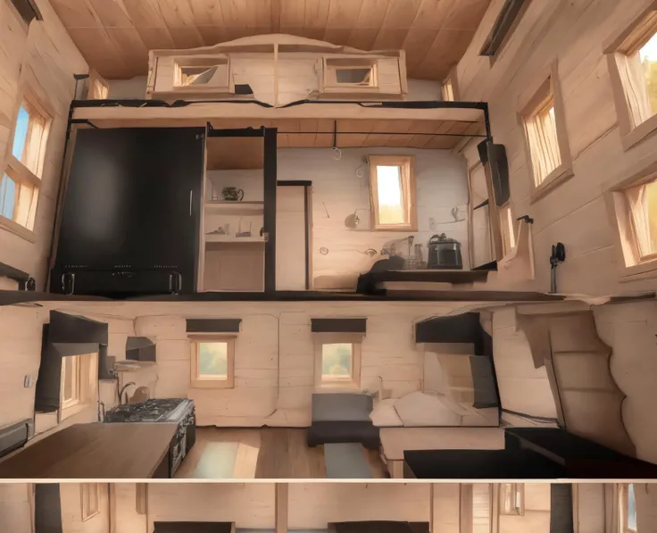 <lora:Tiny_House_on_Wheels:1> a tiny house on wheels (tiny house on wheels:1.9) made in the form of a japanese tea house. detailed, photographic. dynamic view
masterpiece composition, in the style of william waterhouse. in a beautiful foggy zen garden.