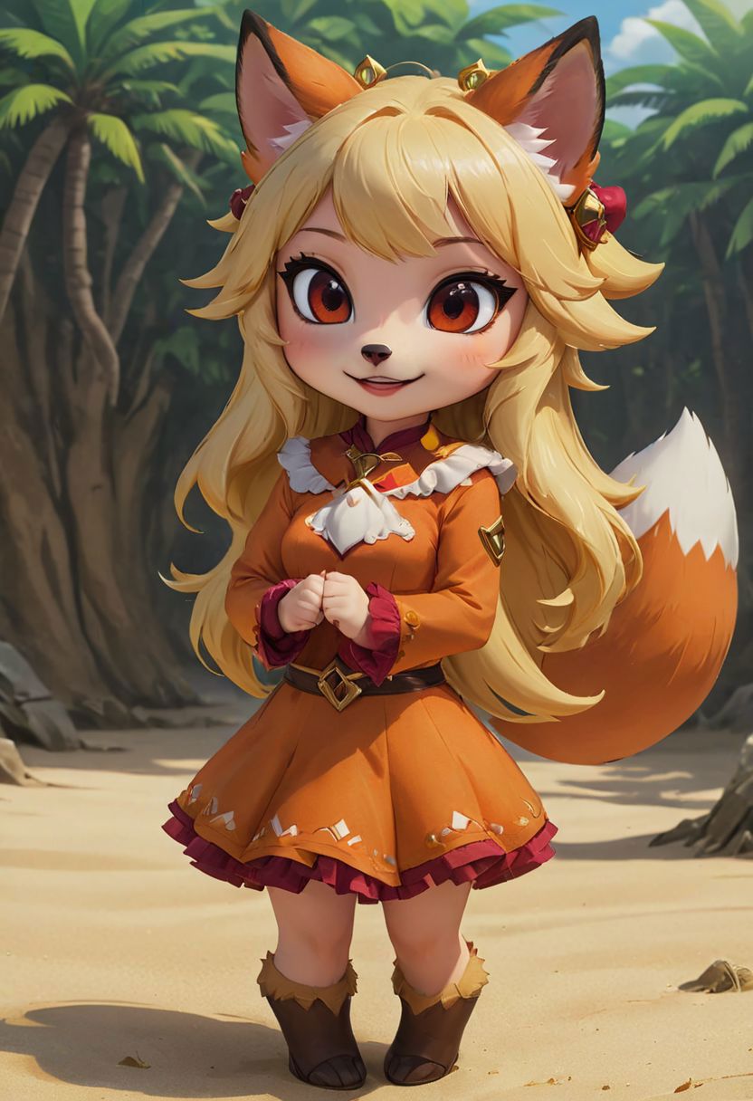 Furry VN CG art style v1.0