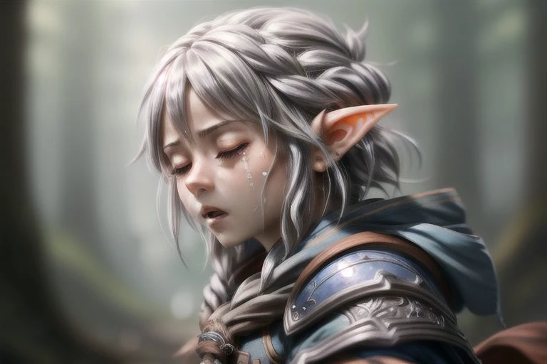 (close-up photography, realism, high detailed, trending on Artstation, trending on Pinterest, RAW photography)
(rpggnome)
CryingAsagiriAya, closed eyes
<lora:windv3:0.5>
