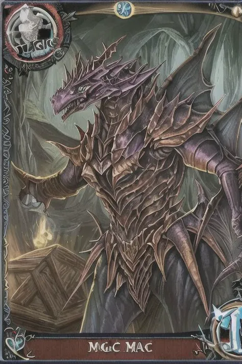 magic the gathering dragon card,
