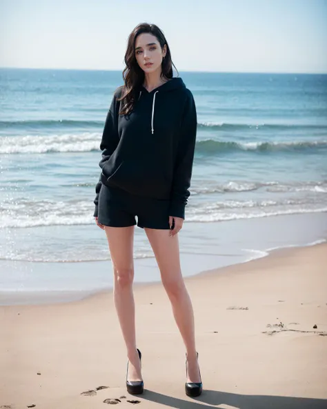 full body photo of JenniferConnelly ,striped hoodie,
perfect body, standing,
on beach,
direct sun_light
<lora:JenniferConnelly-v15-byShurik:1>, (realistic skin_details, sharp focus, eyes_focus, masterpiece,best quality,finely detailed,extremely detailed, realistic detail,clear_image,realistic, high_resolution,distinct_image:1.2)