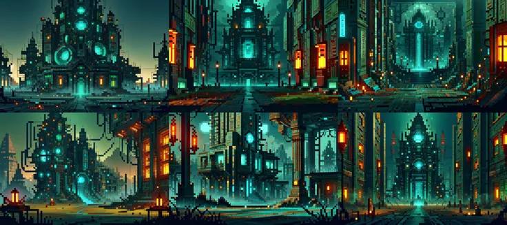 (otherworldly, otherworldly atmosphere, otherworldly appearance), highly insanely detailed, masterpiece, top quality, best quality, highres, 4k, 8k, RAW photo, ((ancient egyptian theme:1.2)), 
(mystical theme), mystical gatmosphere, arcane sanctuaries, otherwordly aura, 
(long_hair, long hair, random colors hair, glowing hair, hair over one eye, long messy hair), 
(eyelashes, eyeliner, eyeshadow, eyelashes, long eyelashes), 
collar, earrings, jewelry, necklace, armlet, 
tentacle, (underwater), nsfw, 
Homestay, Resort, Guest House, 
building, structure, still life, swirling energy, 
action pose, 
drunk, closed eyes, 
abandoned building, shopping mall, overgrown with vegetation, [volumetric fog], cinematic lighting, colorful, 
<lora:CircuitryTech-20:0.8>, circuitrytech, scifi, cables, cmos circuitry, copper, 
futuristic kitchen, (fantasy world)
