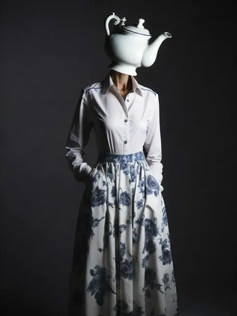 <lora:WithoutHead:1>a girl with a teapot instead of a head
