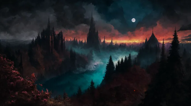 (masterpiece, best quality:1.3), (highres, realistic, sharp focus:1.1), 4k, hdr, wallpaper,  otherworldly landscape, etheral beauty, magical girl,    art by aofks and jkrz , <lora:aofks - AnatoFinnstark:0.7> <lora:jkrz - JakubRozalski:0.45>,  <lora:LowRA:0.5>, [orange theme:violet theme:0.3]