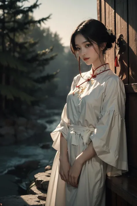 realistic,Chinese style, groin, outdoor,
 <lora:Guofeng minimalism_20230707020248:0.6>
Subtle narrative, enigmatic atmosphere, atmospheric perspective,ethereal quality,
Dreamlike Vibe, Surreal Beauty, Whimsical Glow,