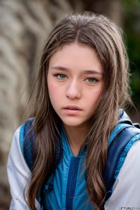 RebelLynn <lora:RebelLynn_v1.0:1>
<lora:epiNoiseoffset_v2:1>
close-up, (headshot:1.4), portrait by Chuck Close, 1girl, solo, rule of thirds, perfect compostion, detailed hair and face, detailed eyes, pupils
perfect face, detailed nose, cheeks, (lips), ears,
Geared up for extreme heat, the model wears a fire-resistant suit with a built-in cooling system. Protective goggles, sturdy boots, and a lightweight backpack with heat-resistant materials complete the ensemble for exploring volcanic landscapes.
highly detailed, natural lighting, <lora:add_detail:1>