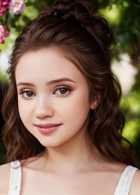 <lora:lifewithmag:1>lifewithmak, professional head shot, perfect eyes, highly detailed beautiful expressive eyes, detailed eyes, glamorous hair, perfection gorgeous smile, light makeup, good atmosphere. large depth of field, deep depth of field, , (8k, RAW photo, best quality, depth of field, ultra high res:1.2), intricate, photorealistic, masterpiece, ultra-detailed), crisp, vivid lighting
