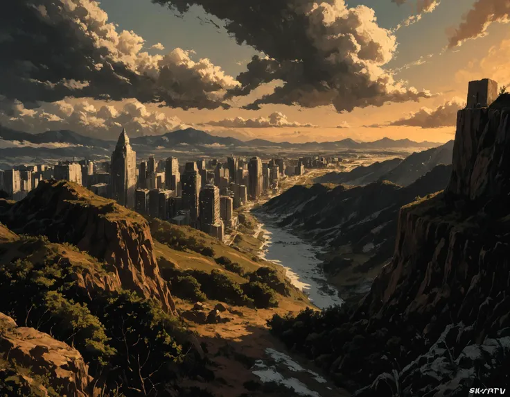 score_9, score_8_up, score_7_up, score_6_up,((no humans)), scenery, landscape, source_anime,<lora:MJ52:.65> ,clouds, smoke, skyscrapers, city, <lora:floodStyleD:.6>, <lora:m1ntfl4v0rXLP:.6> m1ntfl4v0r