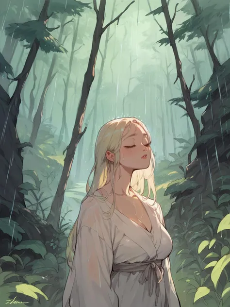 score_9, score_8_up, score_7_up, score_6_up, score_5_up, <lora:1llum1XLP:0.7> 1llum1, 1girl, long hair, curvy, portrait, rain forest,