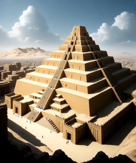 score_9, score_8_up, score_7_up,
<lora:Sumerian_Architecture_(Architecture)_(SDXL)_(AD):0.8> Sumerian, scenery, building, city, cityscape, monumental architecture, architecture, made of sand, made of sandstone <lora:c0ntr4stbwXLP:1>
8K, In'ei, chiaroscuro,
detailed anime background, detailed photographic fluffy anime clouds, masterclass anime, Unreal Engine, CGI render, absurdly detailed, scenery, city, buildings, idealized city, busy city center, parks and greenery areas, parks, plazas, modern era photograph, skyscrapers, sumerian, monumental architecture, temple, palace, ziggurat, cuneiform, nisroch,
BREAK zPDXL, zPDXLxxx,