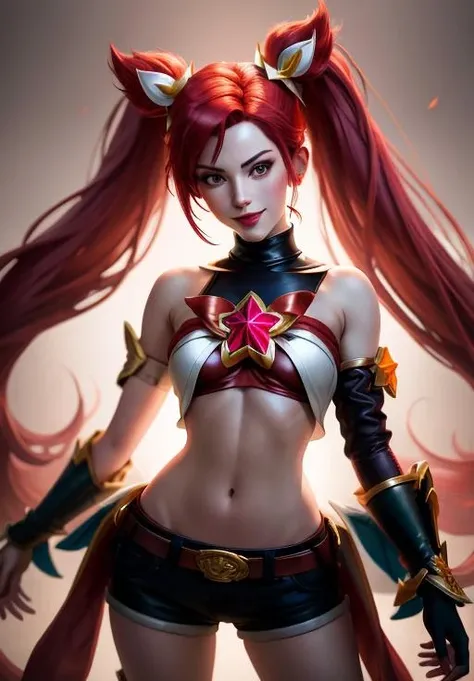 a Jinx from LOL made with a tomato
