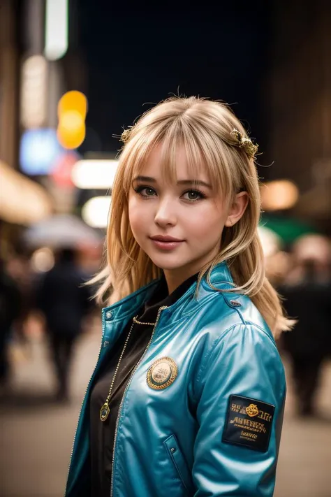 photo of (is4belm4y), a woman, award-winning photo, sfw, wearing Faux shearling-lined bomber jacket with a sporty and casual vibe, (Pretending to hold a large umbrella, A vibrant, bustling New York City street during a St. Patrick's Day parade), cinematic lighting, (sharpness:1.35), PA7_Portrait-MCU, 70mm, f/8, appealing, attractive, amative, perfect realistic skintexture,, Style-DoF, (epiCPhoto), <lora:add_detail:0.6>, (Cinematic shot:1.4)
