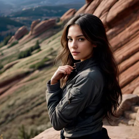 (Denver Red Rocks Amphitheatre, SFW, lightweight fleece jacket, long-sleeve hiking shirt, cargo pants, hiking boots, exploring the natural amphitheatre, late afternoon:1.35) Instagram_Influencer_114_By_Stable_Yogi
Faceshot_By_stable_yogi
Styler_Embedding_By_Stable_Yogi
<lora:Detail Blaster By Stable Yogi:0.5>
(center_parted_long_wavy_hair)