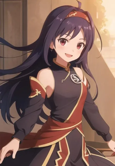 <lora:Konno_Yuuki:0.8>, Konno_Yuuki, smile, (acclaimed, alluring, captivating, exciting, gorgeous, striking:1.3), (highly detailed, high quality:1.3)