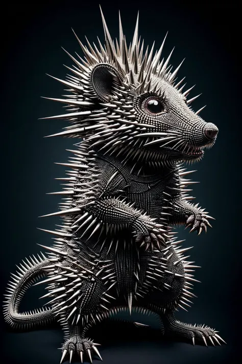ral-spikes,<lora:ral-spikes:1>,
A big, spiky rat, evil,