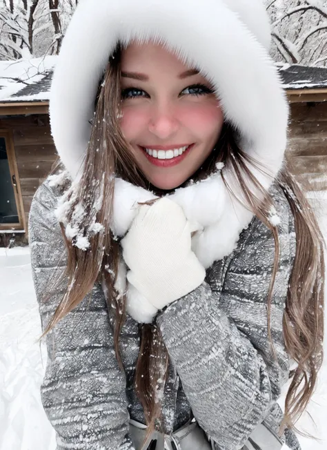 Beldel, photograph of a woman standing outside, winter, (snow:1.2), white shirt, (detailed face), soft smiling, detailed iris, detailed eyes, full body,
film grain, natural skin texture, <lora:Beldel LORA RHM 5E 25 576 Cosine:1>