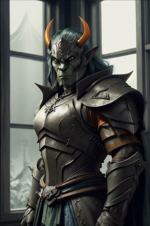 illustration,
full body,
lotr, sauron,
male,
orc,
orc warrior,
orange skin,
muscular,
tall,
samurai clothe,
armor's plate,
green eyes,
fantasty,
mythology,
serious look,
orange and yellow colors,
background blue mist,
action pose,
looking at viewer,
dynamic light,
ultra detail,
full detail,
8k best quality,
realistic, 8k,
micro intricate,
masterpiece,
owstyle