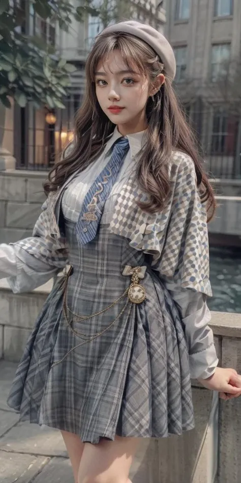 realistic, photorealistic, masterpiece, absurdres, incredibly absurdres, extremely detailed, best quality, mcostume, hat, kneehighs, full body, 1girl, solo, black hair, light smile, looking at viewer, garden, standing , night, dramatic lighting, <lora:magic_costume_v1:0.7> <lora:add_detail:1>