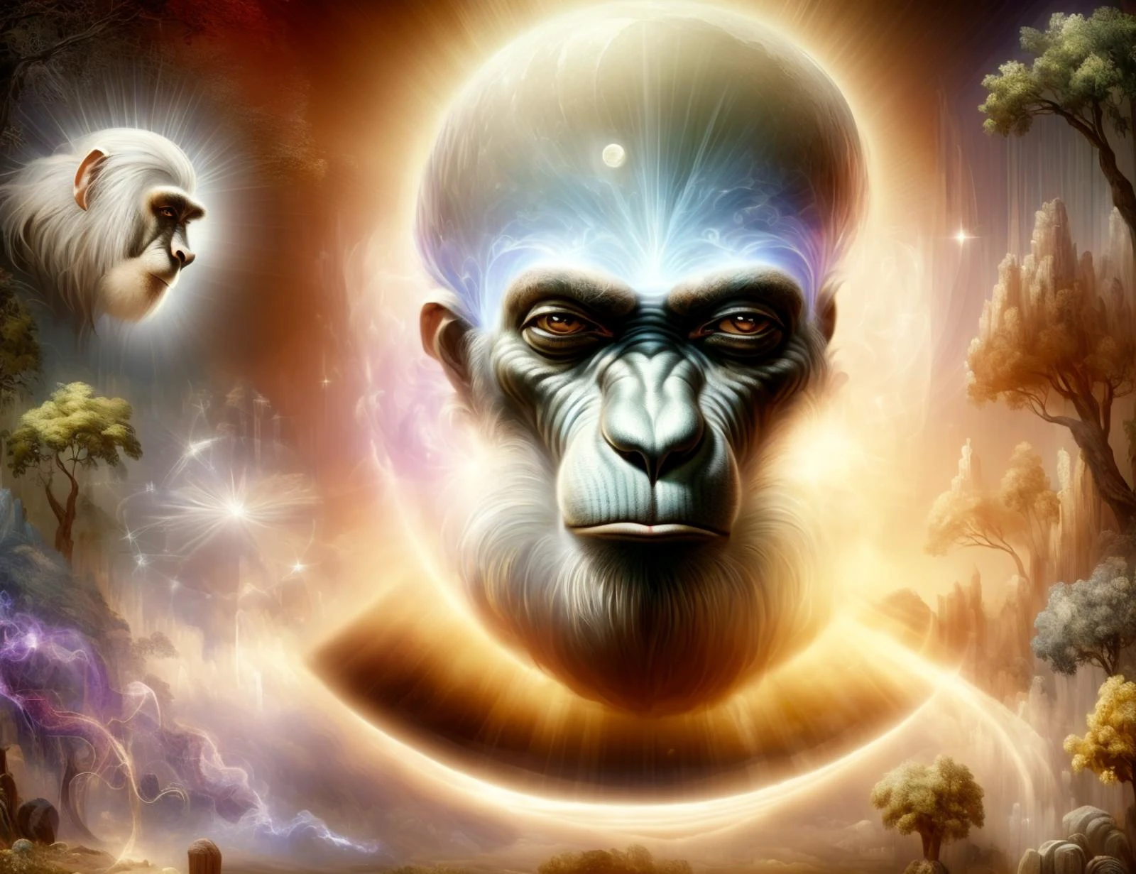DonM1nn3rB34uty thoth, god of writing, knowledge, magic, depicted as a man with the head of an baboon, keeper of divine knowledge, associated with the moon and reckoning of time, revered as a wise counselor and magician, guardian of sacred texts
<lora:DonM1nn3rB34uty:1>