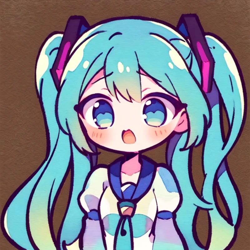 masterpiece,best quality,sketch,1girl,hatsune miku,blue eyes,blue hair,solo,looking at viewer,upper body,depth of field,(watercolor illustration, soft pastel colors:1.1),Technomancer,(Colloids,Fresco (for wall paintings) Vibration,Triangular Prism,Hypnotic,Bewitching,Mesmerizing,Octagon ,Circulation,Zigzag lines,Straight lines magic:1) Technology manipulation,Atompunk,2k resolution,<lora:some stickers:1>,<lora:hanako-kun_style:1>,<lora:hatsunemiku1:1>,angary, HDR.UHD4K8K64K,best quality, masterpiece, highly detailed,studio lighting,ultra_fine painting,sharp focus,physically_basedendering,extrame detail description,professional,vivid colors,bokeh,