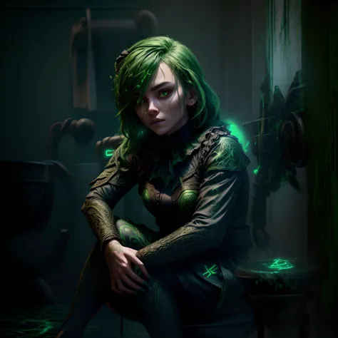 <lora:alenaSchillerov_v10:1.2>, alenaschillerova, <lora:GlowingRunesAIv4-000005:0.5> [GlowingRunes_green : girl sitting on toilet], detailed, intricate, dark theme, <lora:add_detail:1>, <lora:LowRA:0.2>