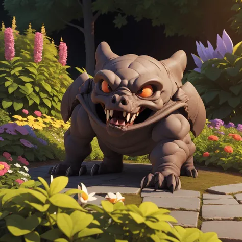 Creature: garden variety necrochonk, (3D:1.3)