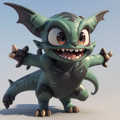 Creature: toothless twinkleboink, (3D:1.5) Pixar style