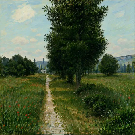 <lora:Monet V1:0.7> Monet V1, grove of poplar trees