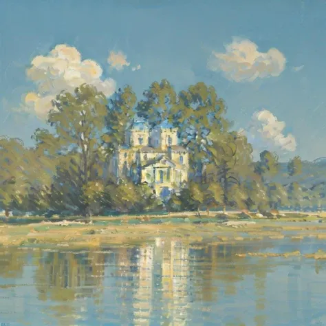AnchemixMonet,outdoors,scene,scenery,no humans,water,