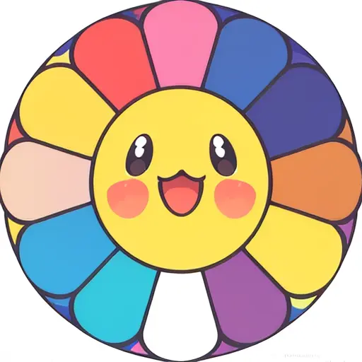 masterpiece, best quality, <lora:sunflower:0.7>,full body, happy, simple_background, smile, transparent_background, white_background,colorful,