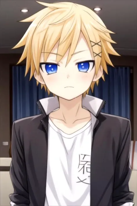 masterpiece, best quality, , 1boy, solo, male focus, looking at viewer, , , , , <lora:banri_watanuki:0.72>, banri_watanuki, blonde hair, blue eyes, , ,