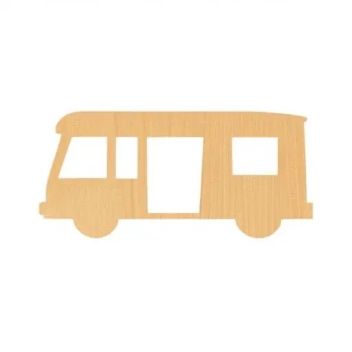 wood shape of a school bus,   <lora:wood_shape2:1>
