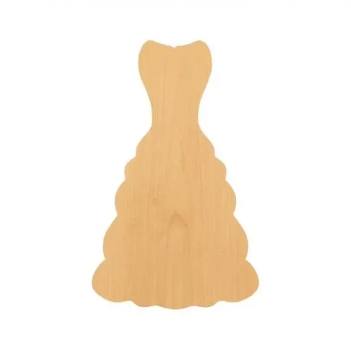 wood shape of a dress, <lora:wood_shape2:1>