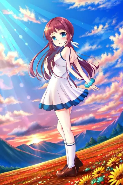 <lyco:GoodHands-beta2:1.0> (official style, style parody)  <lora:manaka mukaido trigger -nagi-asu a lull in the sea-:1>manaka mukaido, solo (everyday moments in different seasons)