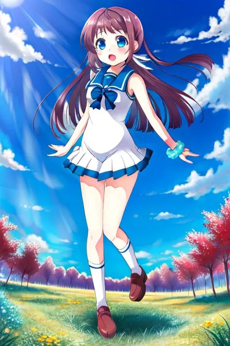 <lyco:GoodHands-beta2:1.0> (official style, style parody) <lora:manaka mukaido trigger -nagi-asu a lull in the sea-:1>manaka mukaido, solo (everyday moments in different seasons)
