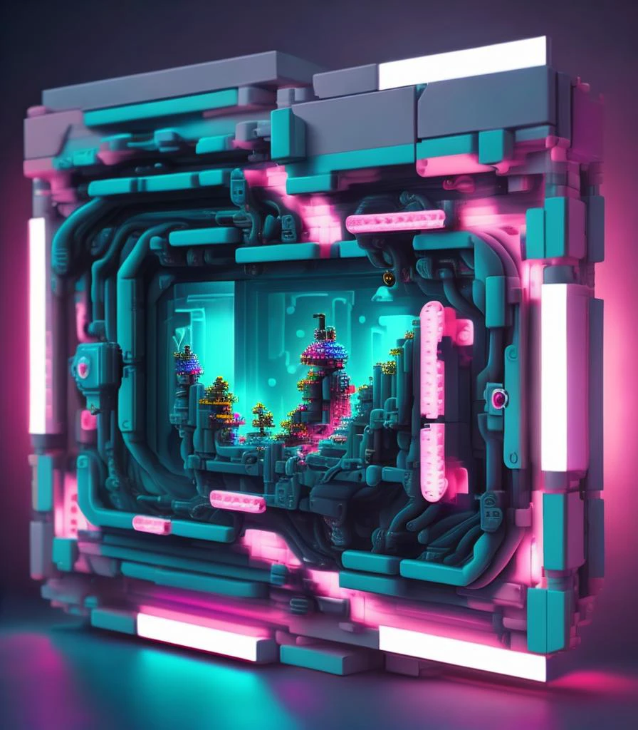 Decopunk, Provia, hearthstone artwork, rim light, biomorphic forms, professional, Voxel Art, CCTV, Lego set, Nintencore, Romantic Ugly "You keep me hangin' on.", American Scene Painting, Azure and fluorescent pink hue, overlapping compositions, Hyperpunk, four colors, Cobra, moody lighting, Accent lighting