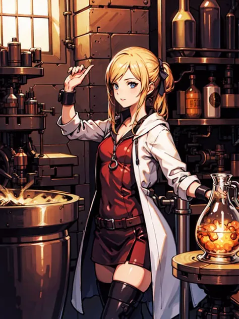 high_resolution,best quality,detailed background,girl,alchemist,factory